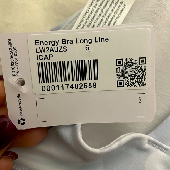 Lululemon Grey Camo Print Sports Bra - Picture 3 of 4